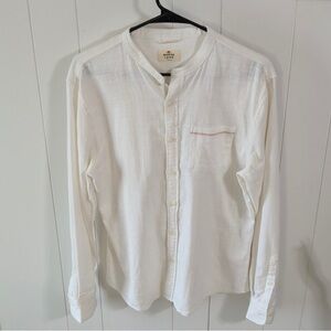Marine Layer Long Sleeve Button Down Shirt Women's M